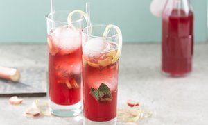 Rhabarber Hibiskus Sirup
